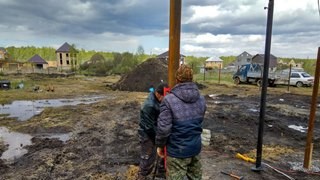 Заказать монтаж винтовых свай в Георгиевск - цена под ключ с доставкой от 1844 шт