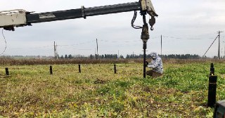 Установка винтовых свай Георгиевск цена от 3073 руб.